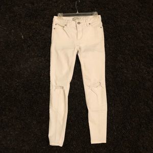 SOLD free people white jeans